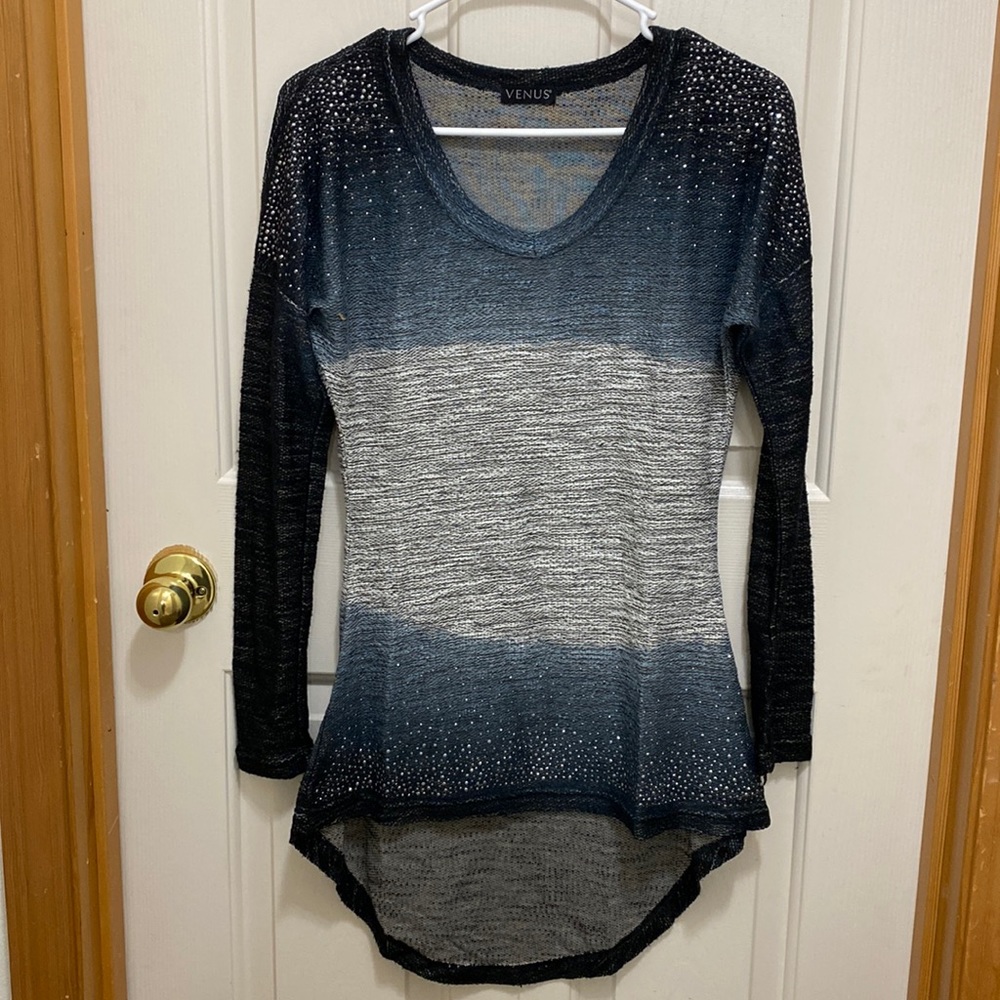 Venus high low ombré top